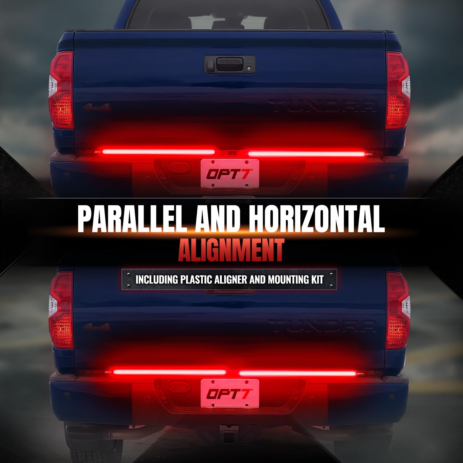 ぶるーらいと Amazon.com: OPT7 Redline Parlux Triple Row LED Tailgate